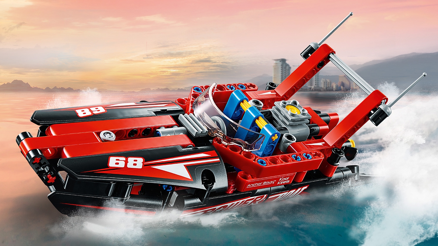 udvide Barcelona dyb Power Boat 42089 - LEGO® Technic Sets - LEGO.com for kids