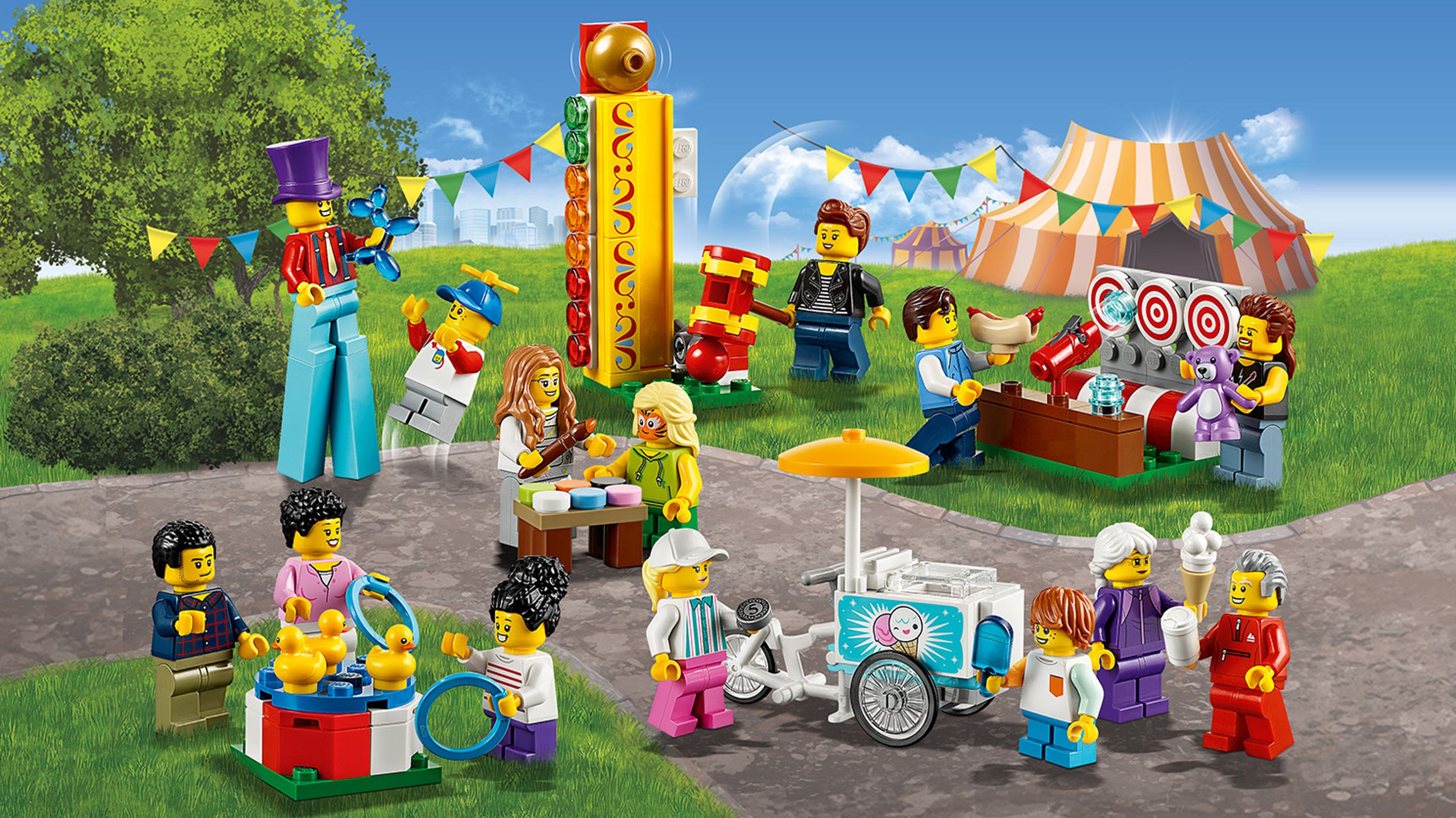 ミニフィグセット - 楽しいお祭り - ビデオ - LEGO.comキッズ