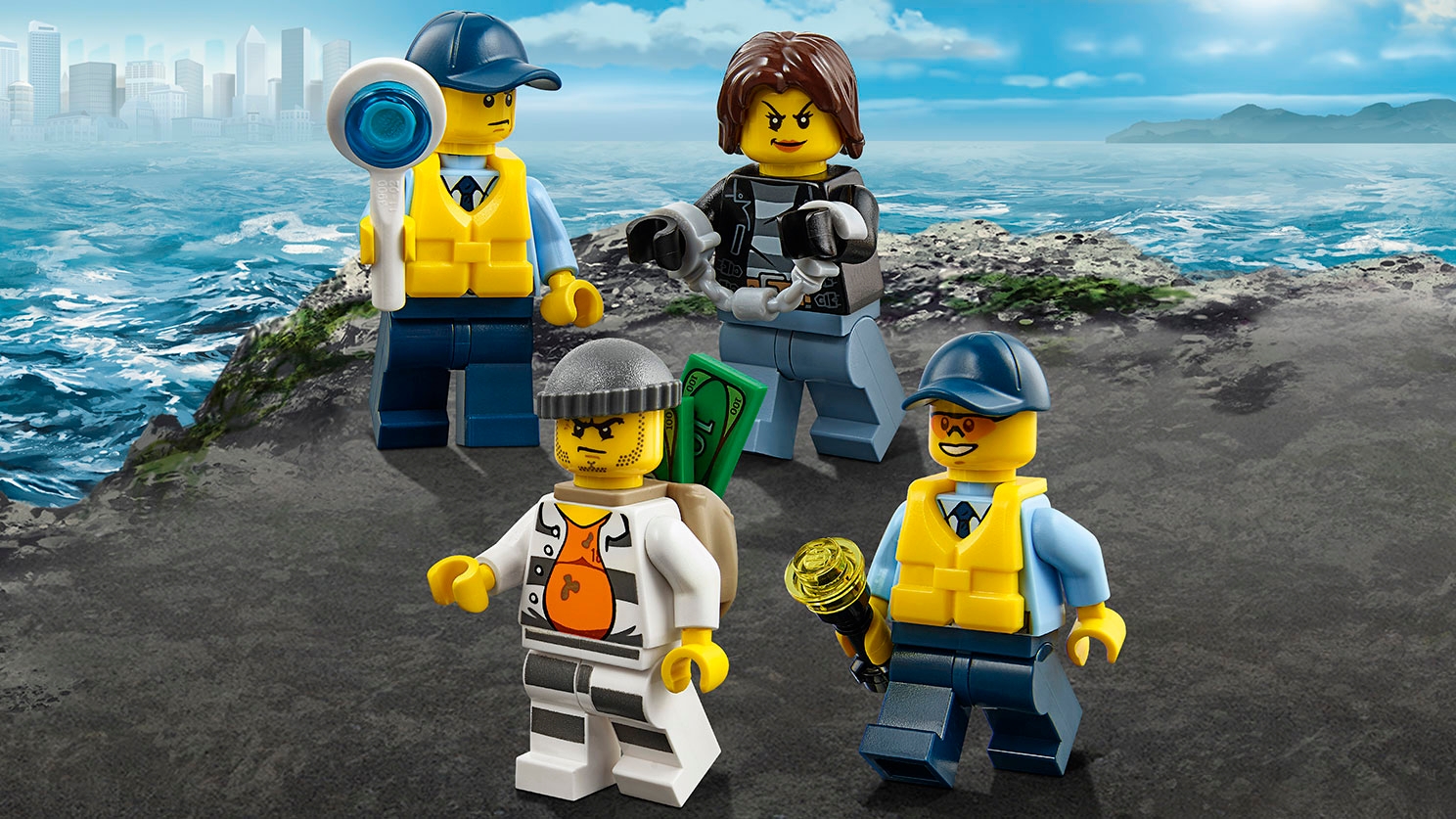 skelet Diskutere Jolly Politiets patruljebåd 60129 - LEGO® City sæt - LEGO.com for børn
