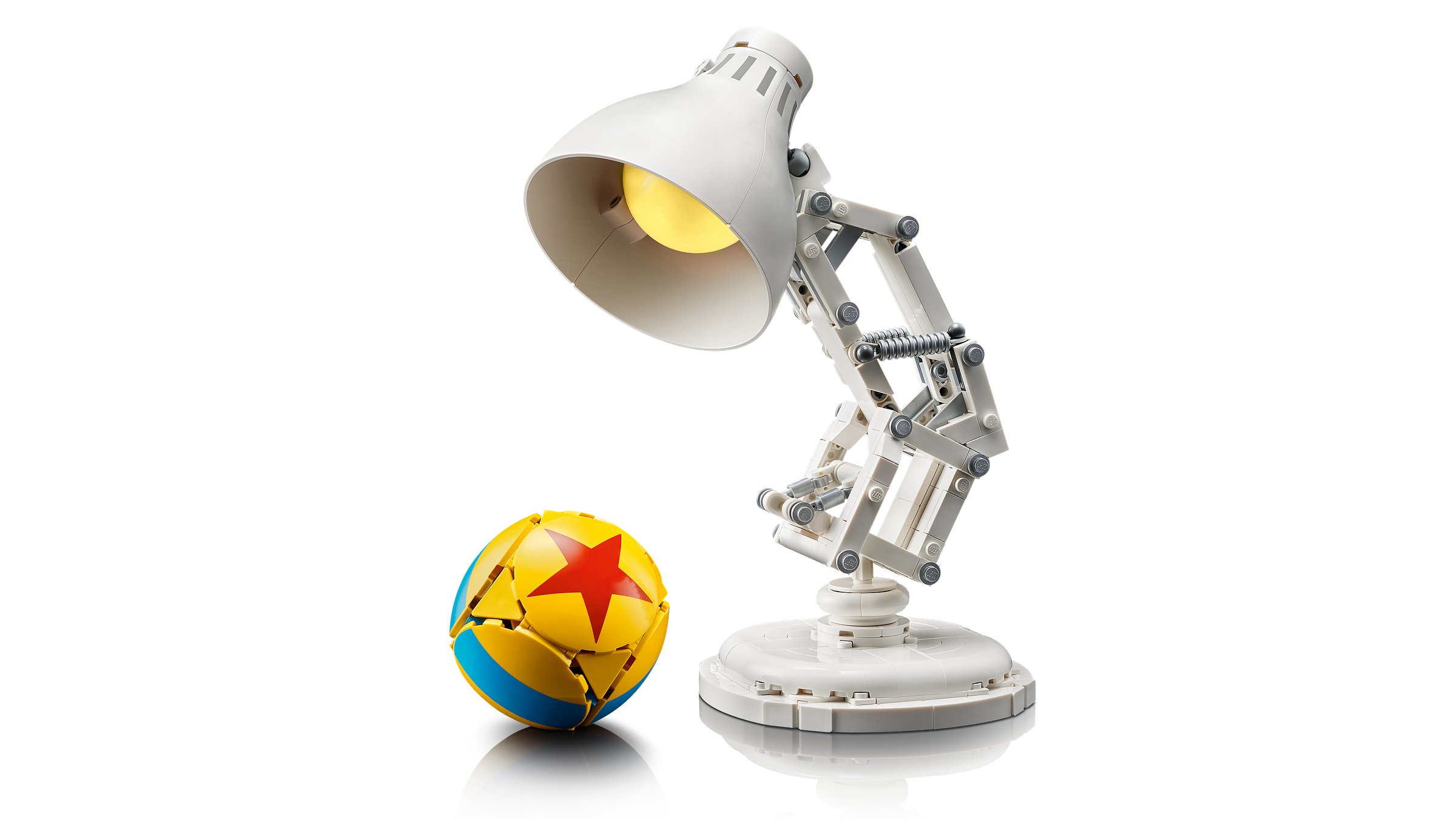 LEGO Disney Pixar Luxo Jr. 21357, vue officielle du set
