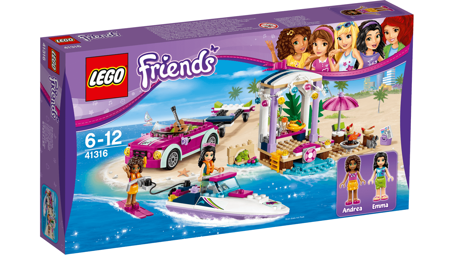 ハートレイクのビーチバカンス 41316 - - LEGO.comキッズ