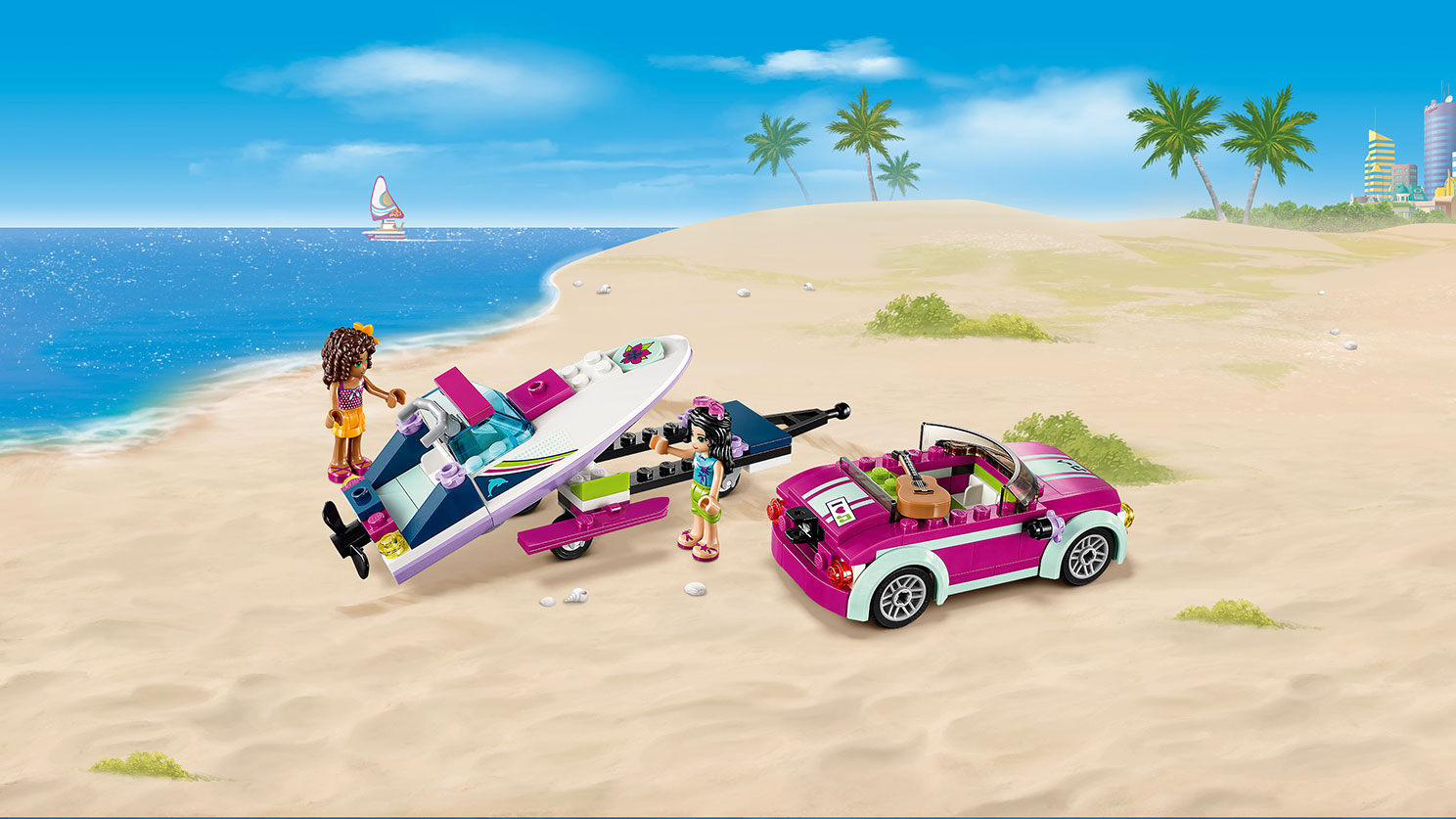 ハートレイクのビーチバカンス 41316 - - LEGO.comキッズ