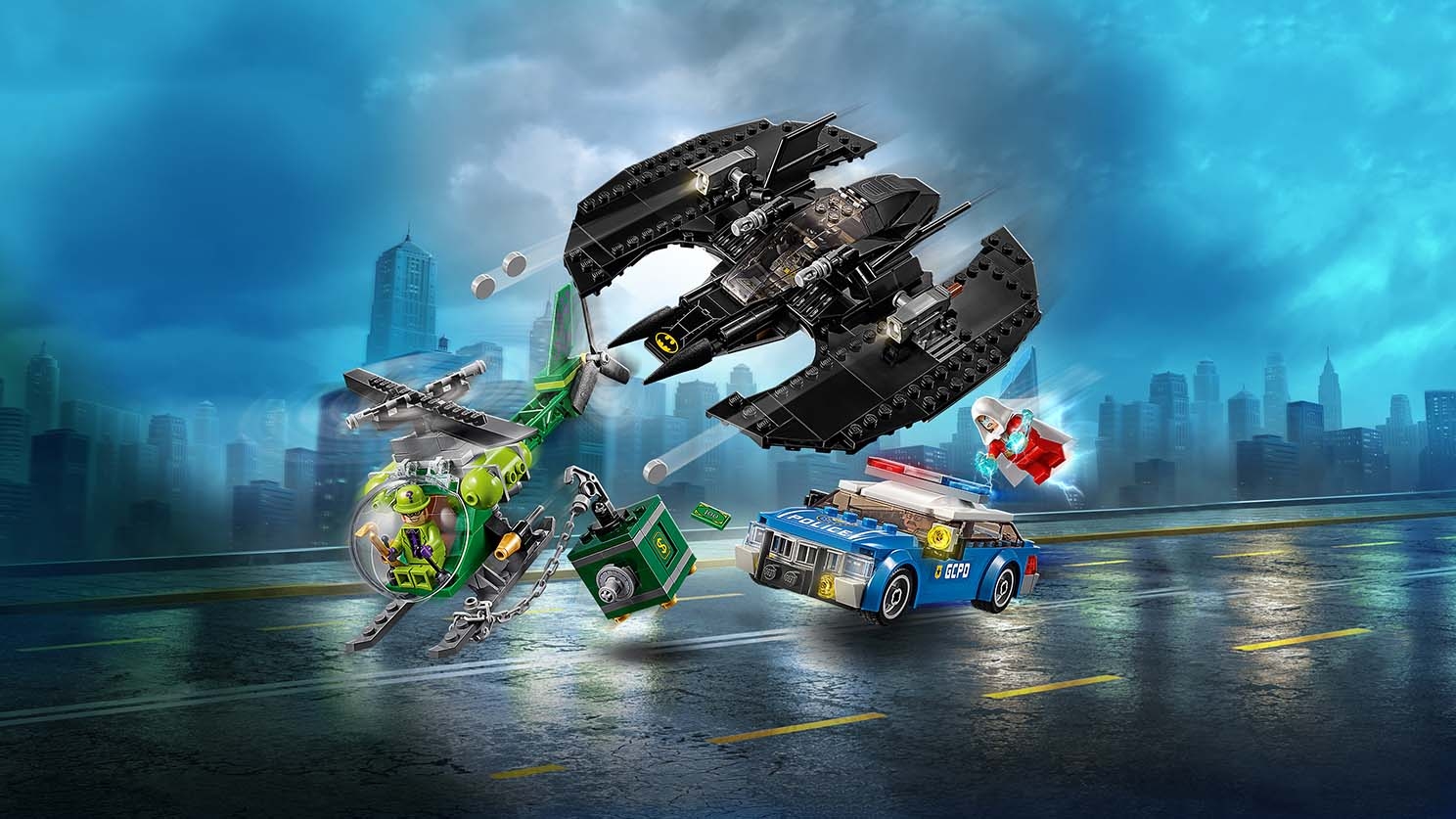 Batman™ Batwing and The Riddler™ Heist 76120 - LEGO® DC Sets  for  kids