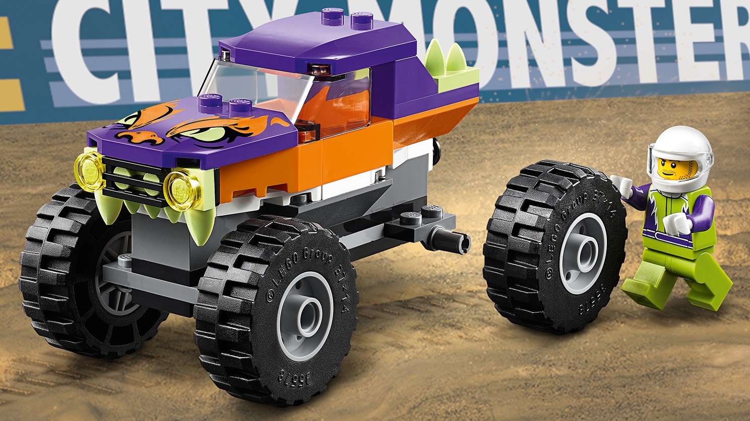antyder demonstration Afspejling Monster Truck 60251 - LEGO® City Sets - LEGO.com for kids