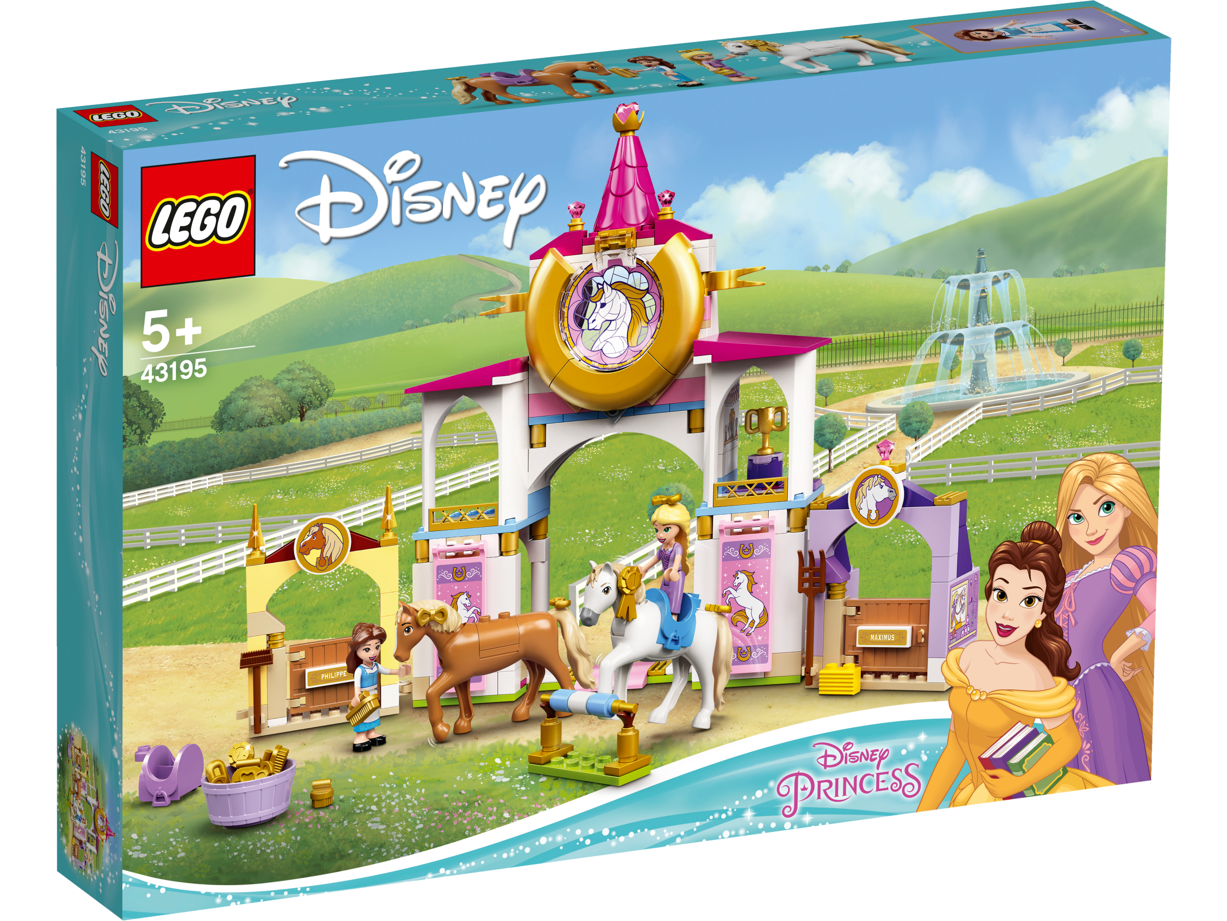 レゴ　43195　ディズニー　プリンセス　ベル　ラプンツェル　王国の厩舎　新品