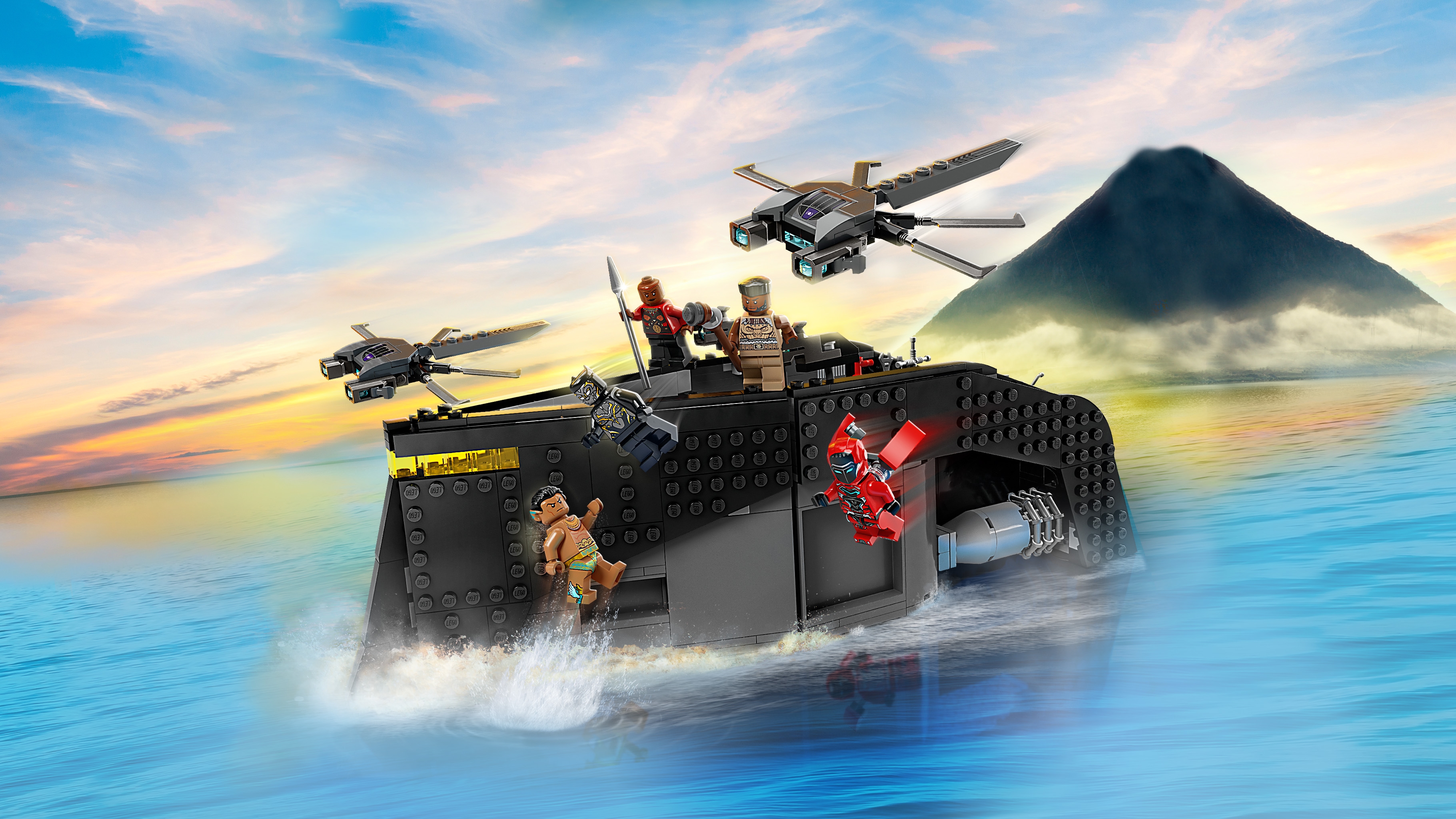 Black Panther : La Guerre sur l'Eau 76214 - Sets LEGO® Marvel -   pour les enfants