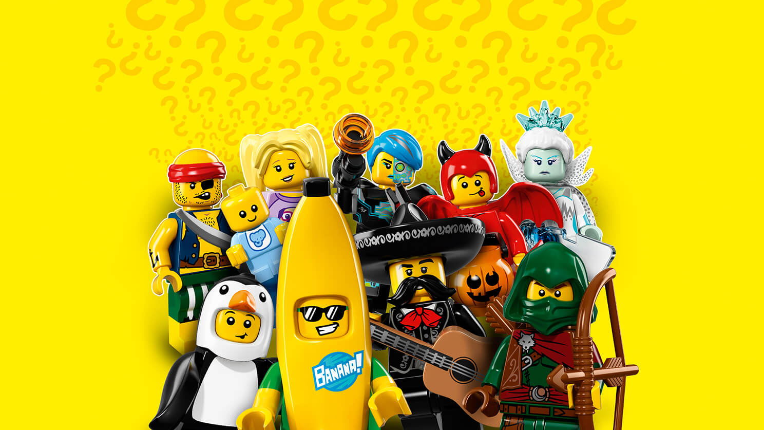 LEGO Minifigure 71013 Series 16 Banana Suit Guy for sale online 