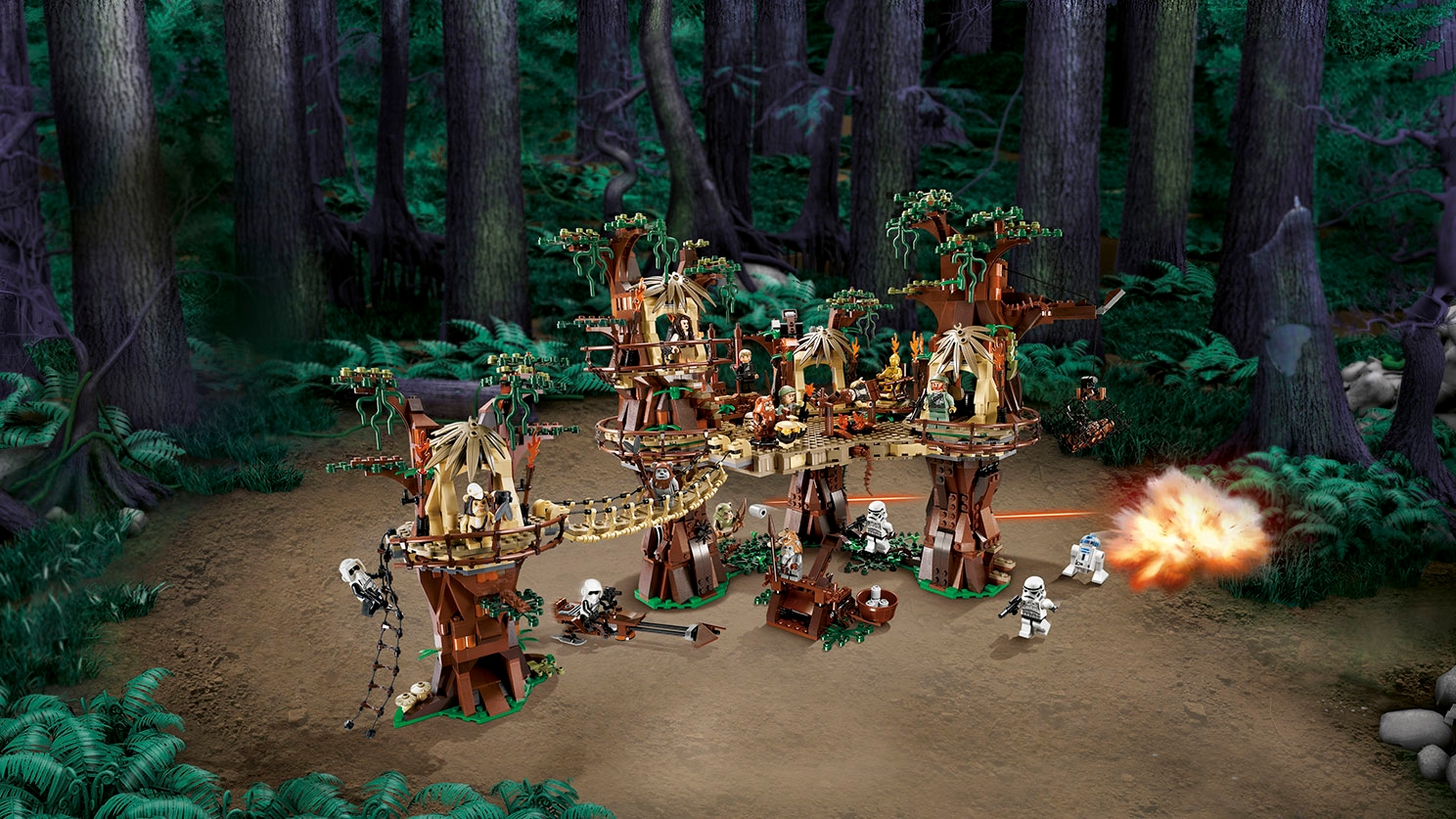 Star Wars 05047 Bausteine setzen die Ewok Village Figuren Modellspielzeug kinder 