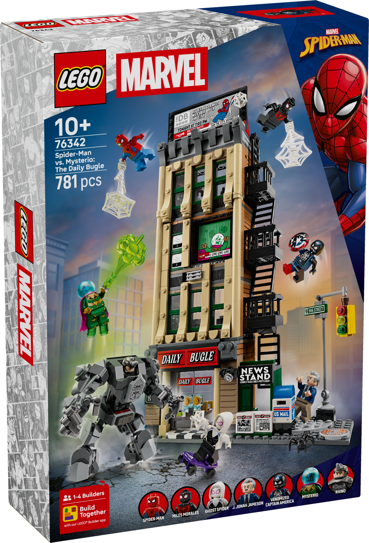 Spider Man Vs Mysterio Daily Bugle 76342 LEGO Marvel ReBricker