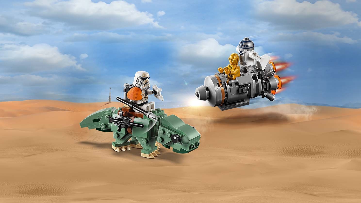 Dewback & Sandtrooper Only 75228 Bag 2 w/ Instructions LEGO Star Wars 