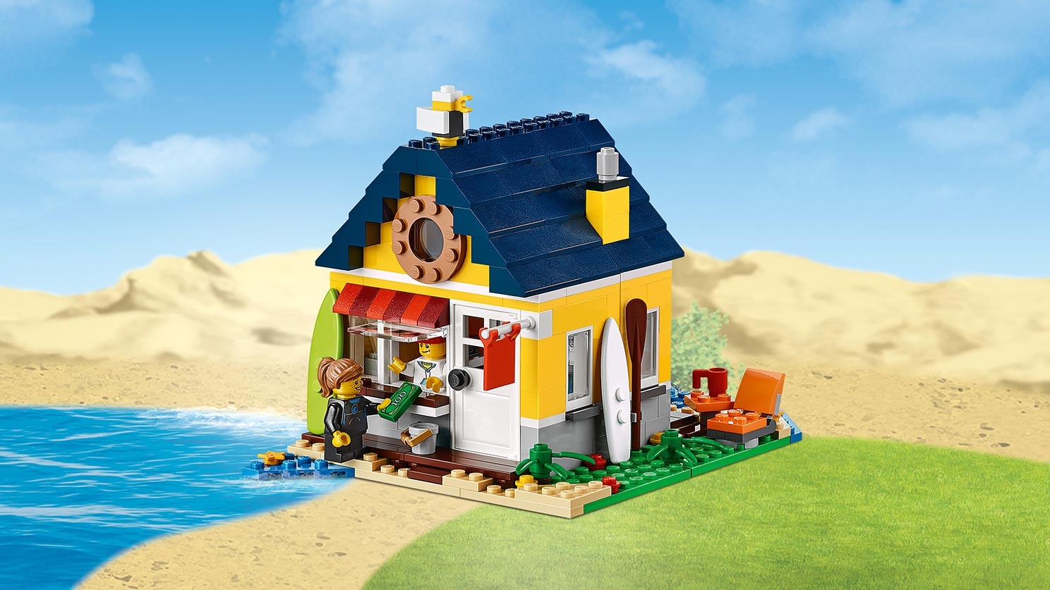 Beach Hut KIDS CONSTRUCTION FUN GAME GIFT IDEA BRAND NEW LEGO Creator 31035 