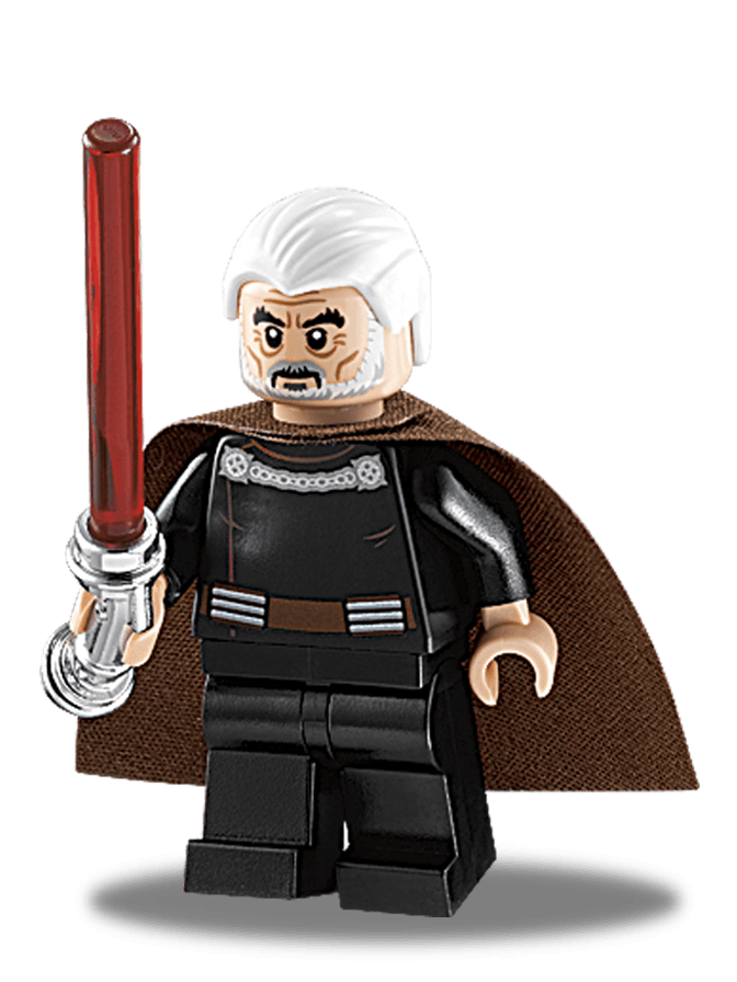 count dooku lego minifigure