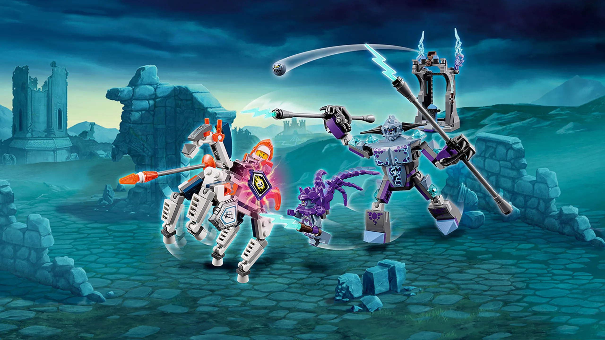 Lance vs. lightning - Videos - LEGO.com for kids