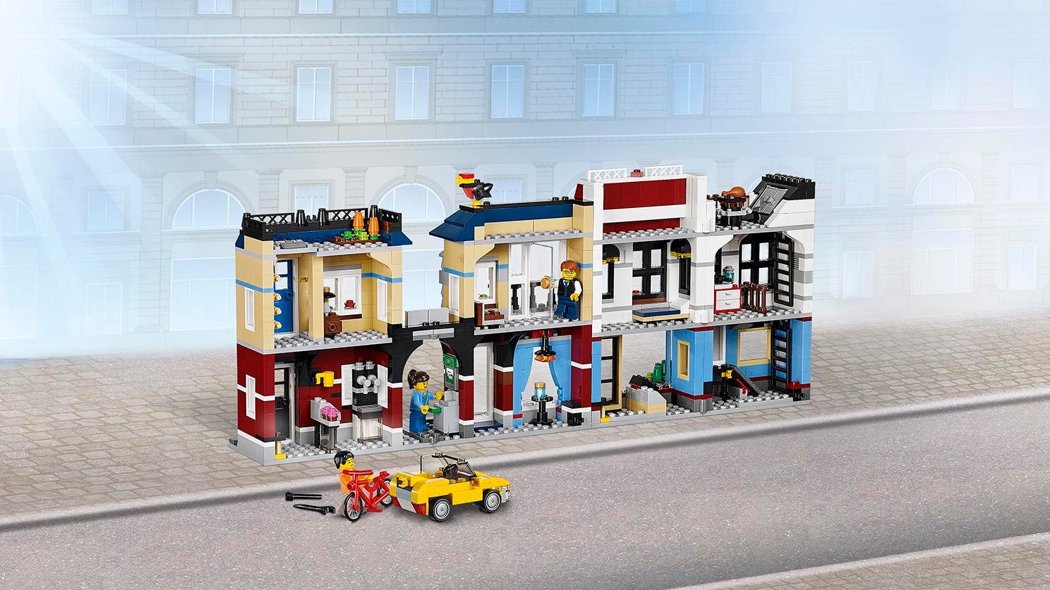 George Stevenson Modregning kaptajn Bike Shop & Café 31026 - LEGO® Creator Sets - LEGO.com for kids