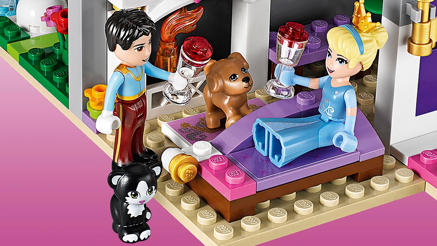 Askepots romantiske slot - LEGO® Disney sæt - LEGO.com for børn
