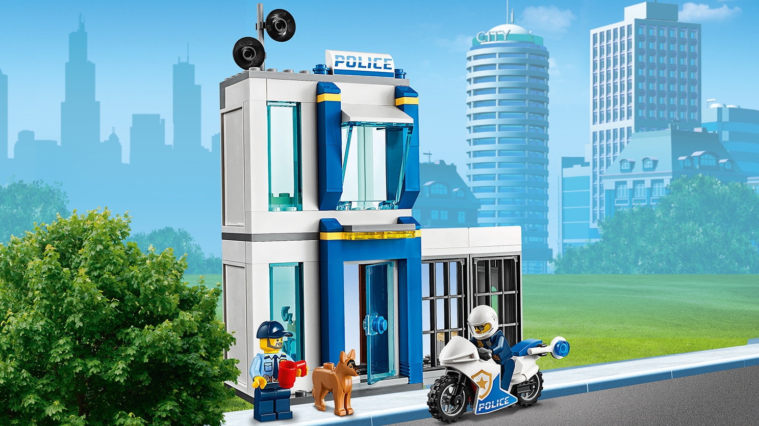 Lego City 60270 Great Vehicles Police Station Brick Box New Building Kit
