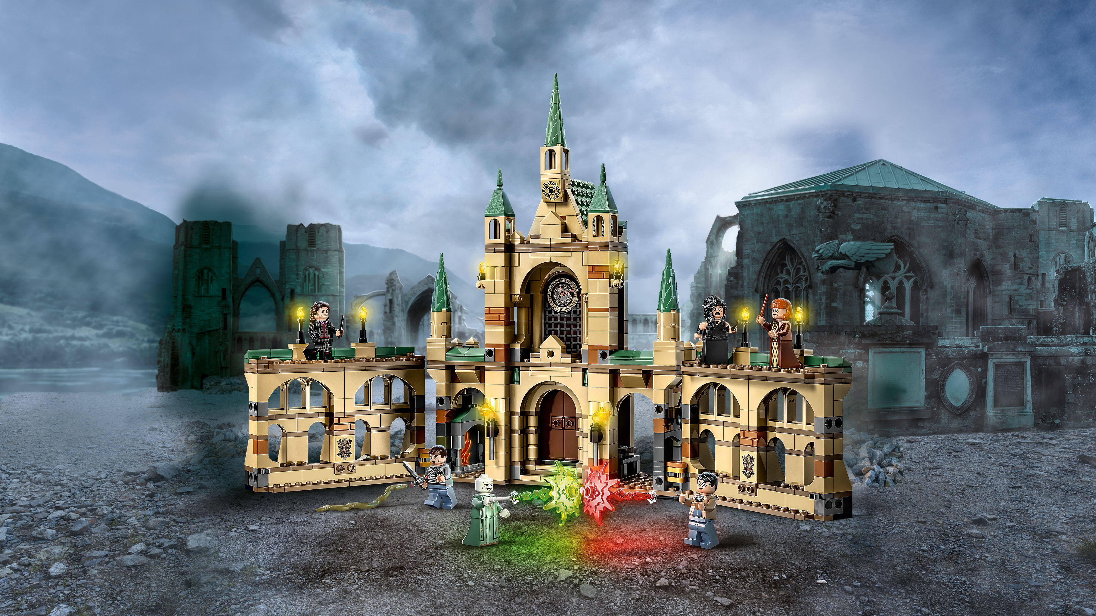 La Bataille de Poudlard 76415 - Sets LEGO® Harry Potter™ et Les Animaux  fantastiques™ -  pour les enfants