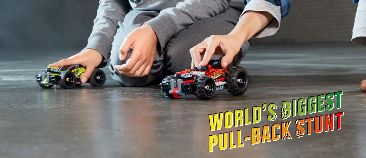 Ready for LEGO® Technic world's biggest pull-back stunt? - LEGO® Technic™ LEGO.com for