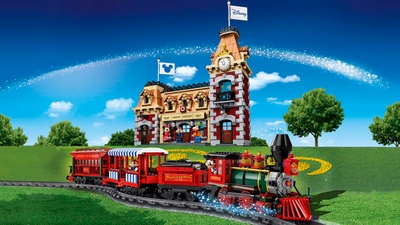 ディズニートレインと駅 レゴ ディズニーセット Lego Comキッズ
