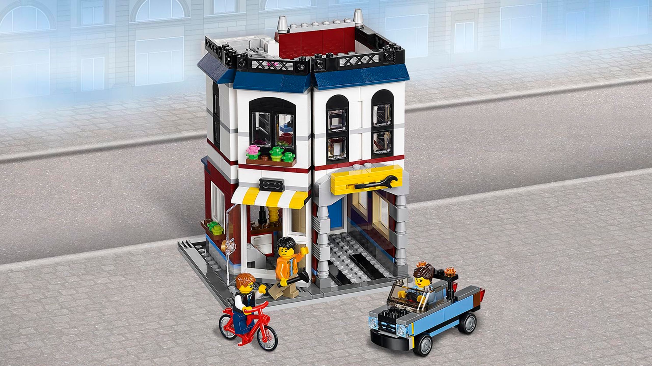 バイクショップとカフェ - ビデオ - LEGO.comキッズ