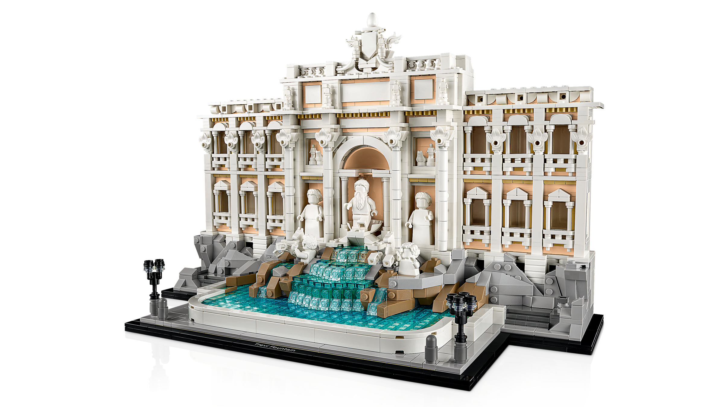 LEGO La fontaine de Trevi 21062, vue officielle du set