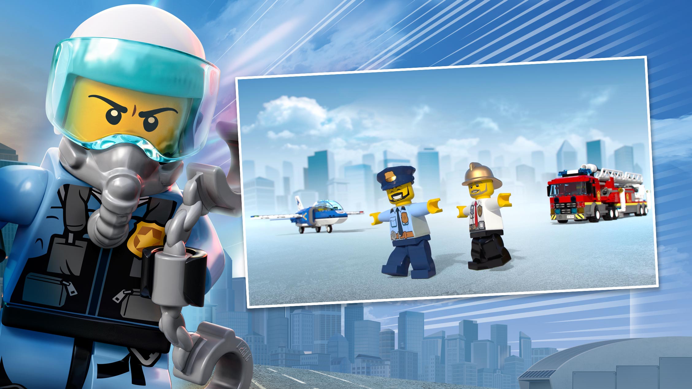 overdrive toilet Ubetydelig LEGO® City Sky Police and LEGO City Fire Epic Handshake: Helicopter High  Five Tutorial! - LEGO® City Videos - LEGO.com for kids