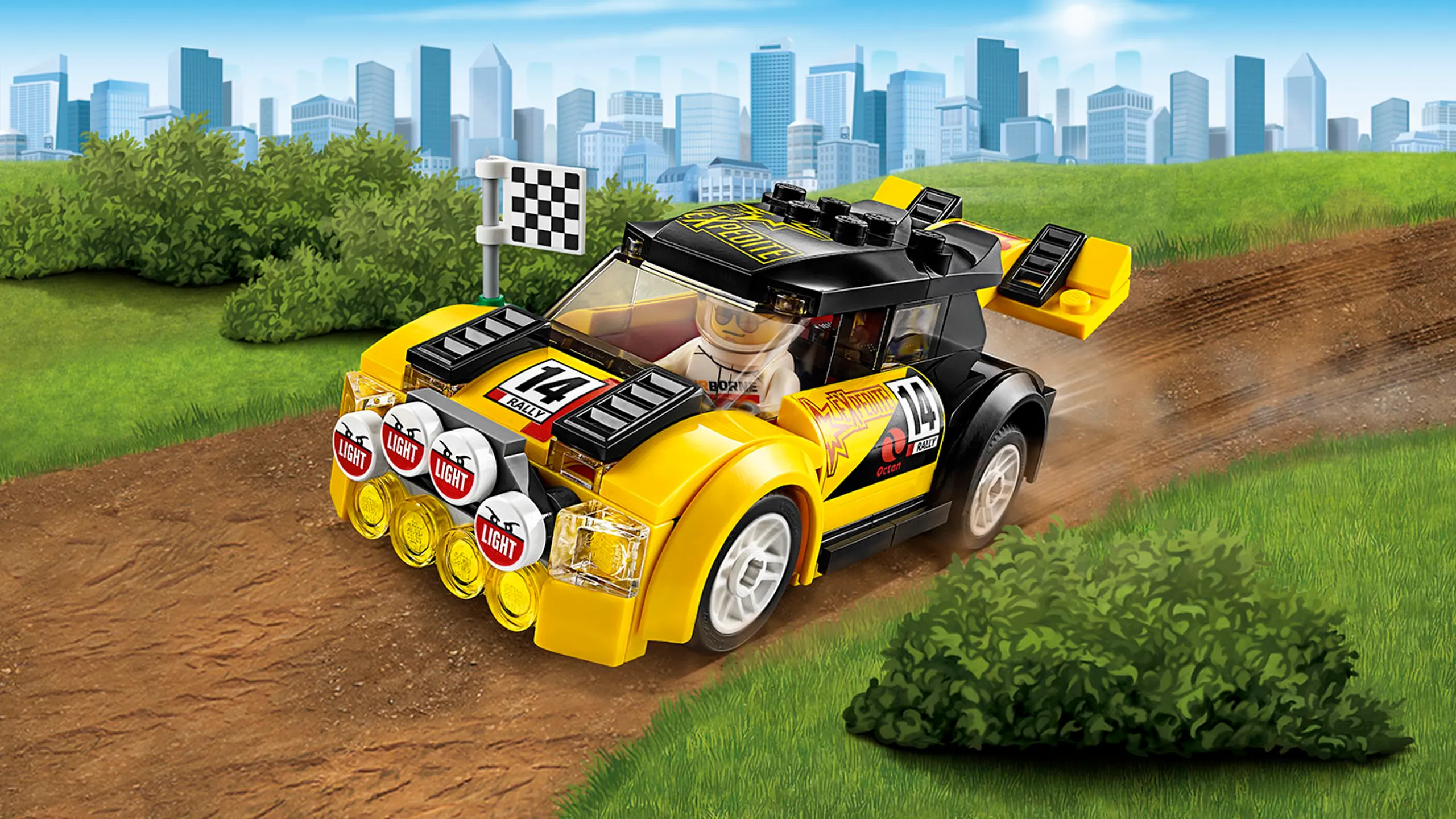 Grandes vehículos LEGO City – Auto de rally (60113)
