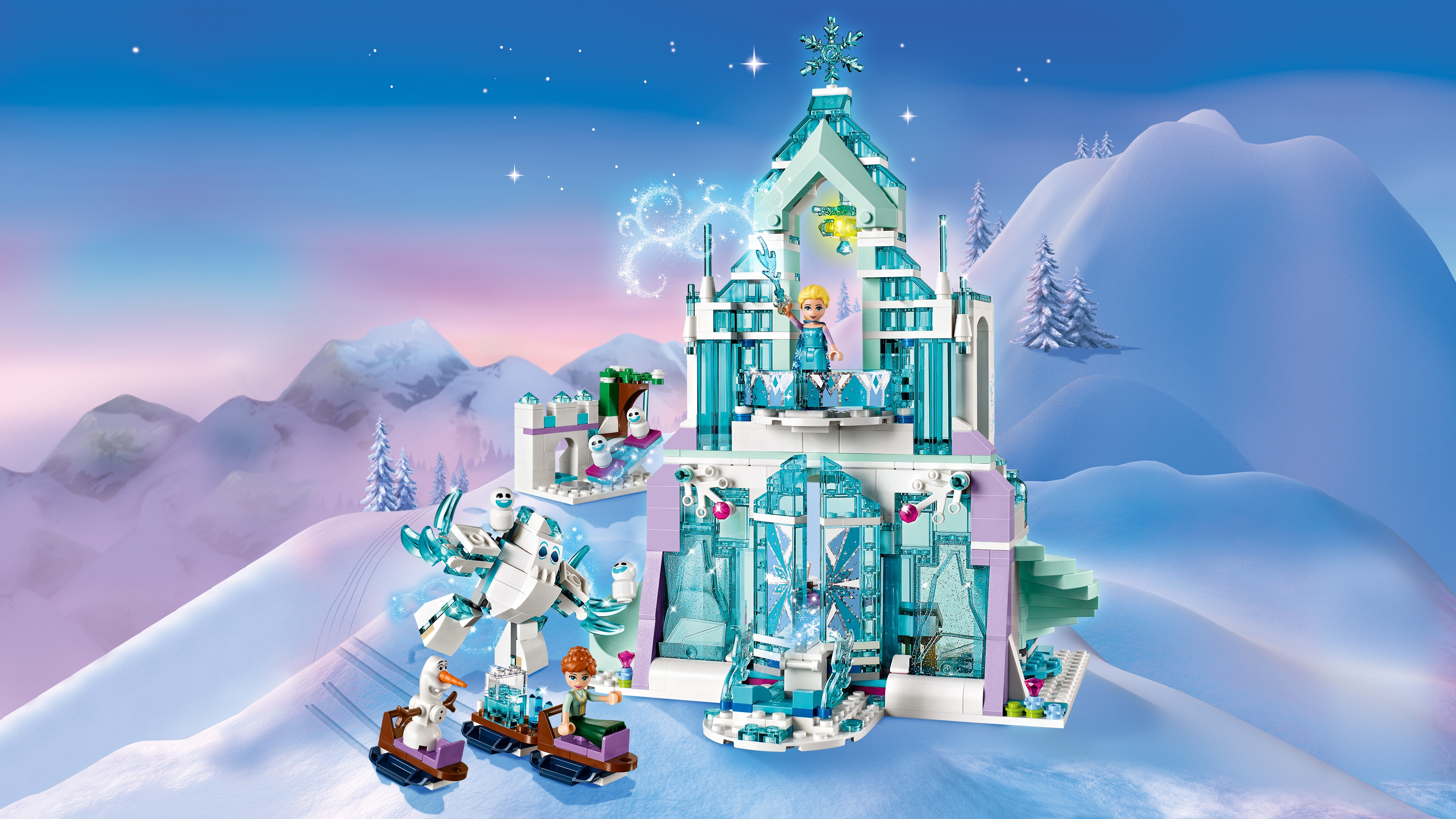 Lego Disney Frozen Princess Il Castello di Ghiaccio di Elsa