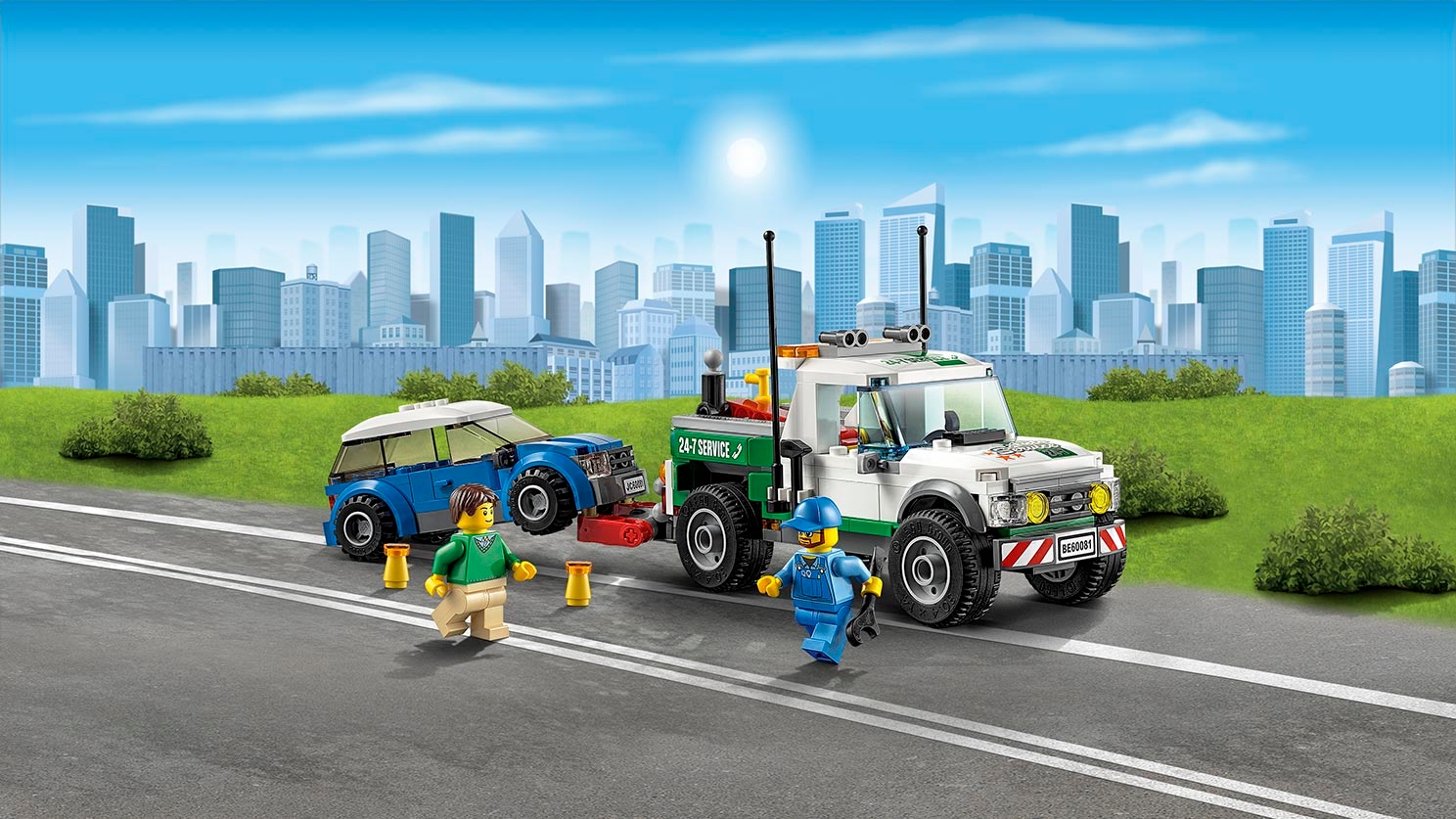 LEGO City Great Vehicles road side rescue - Pickup Tow Truck 60081