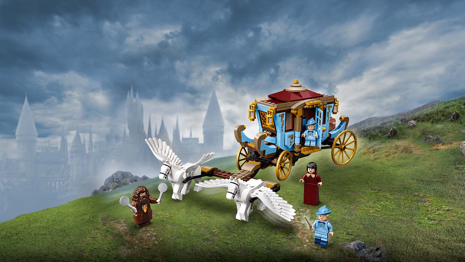 Nævne skærm Hændelse Beauxbatons' Carriage: Arrival at Hogwar 75958 - LEGO® Harry Potter™ and  Fantastic Beasts™ Sets - LEGO.com for kids