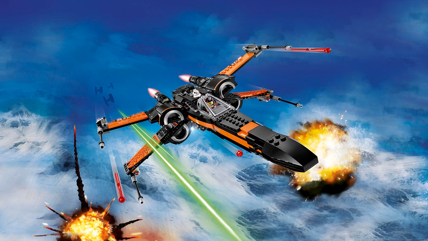 Poe's X-Wing Fighter™ - LEGO® Star Wars™ Sets - LEGO.com for kids