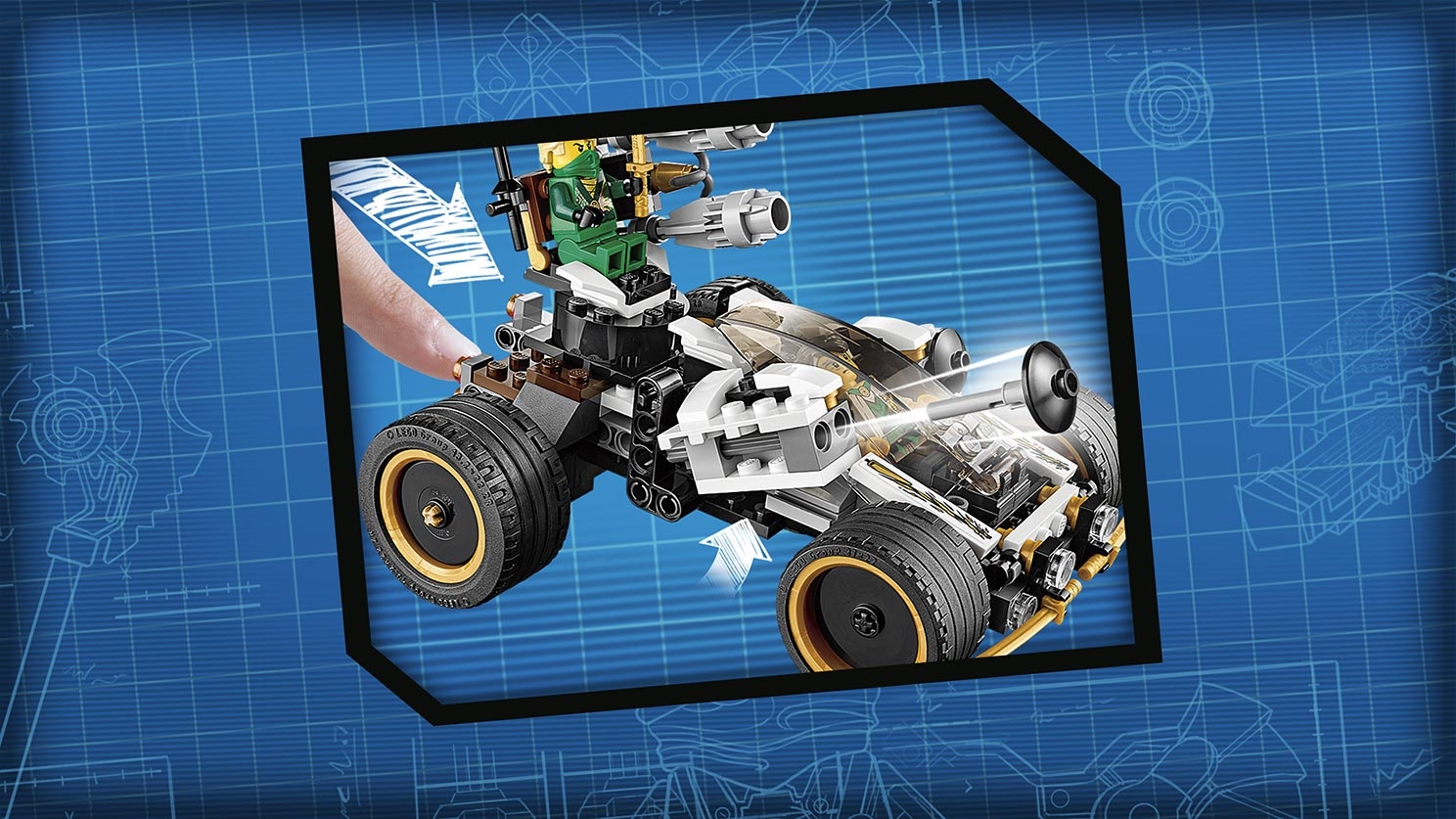 LEGO Ninjago Nindroid MechDragon and Nya?s Car with 5 Minifigures Set
