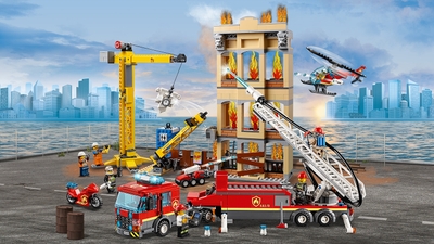 Beskrive Nøjagtig hoppe Downtown Fire Brigade 60216 - LEGO® City Sets - LEGO.com for kids