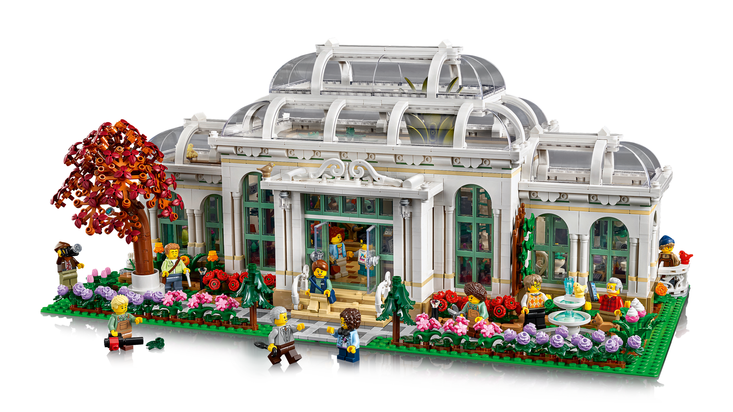 LEGO Le jardin botanique 21353, vue officielle du set