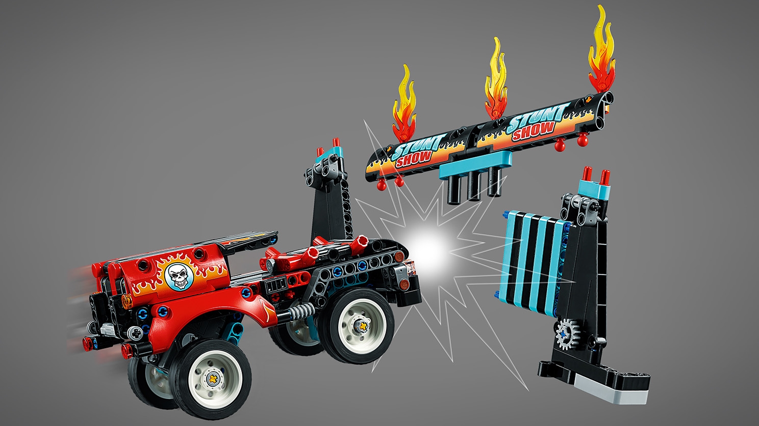 LEGO Technic 42106 Le Spectacle de Cascades du Camion et de la Moto