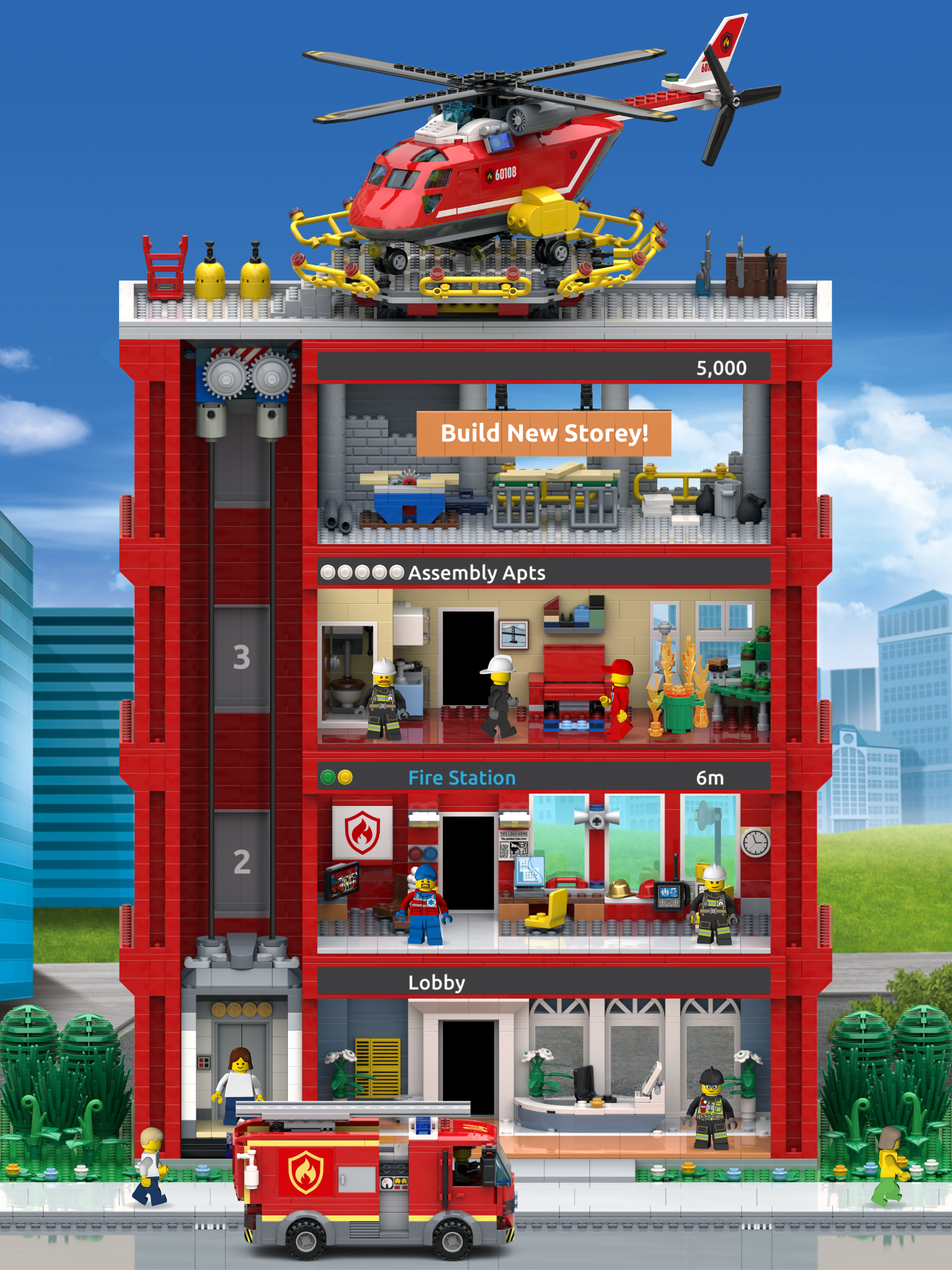 Lego® Tower - Lego® City Games - Lego.Com For Kids