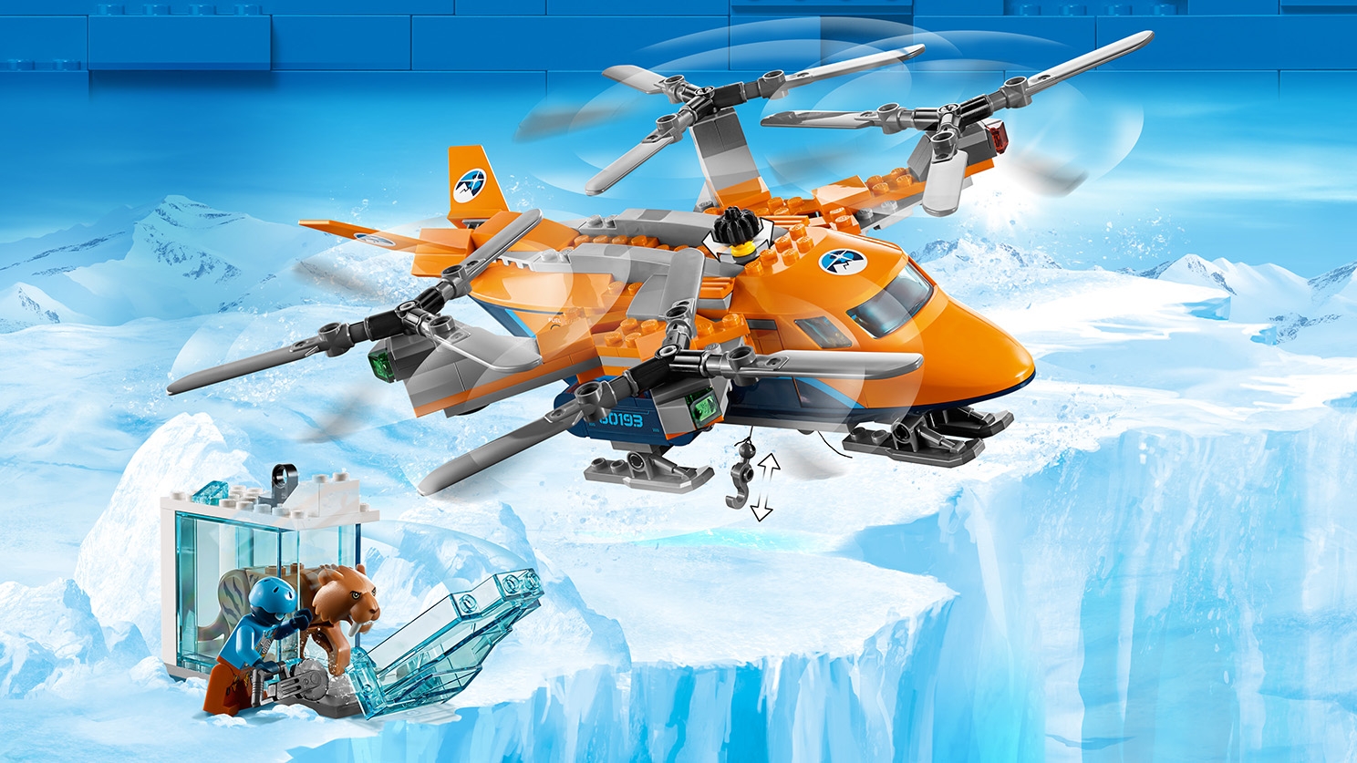 Transporte aéreo del Ártico de la ciudad LEGO 60193 