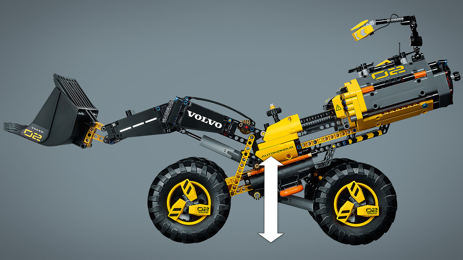 LEGO Technic 42081 Volvo Concept Wheel Loader ZEUX In Action | atelier ...
