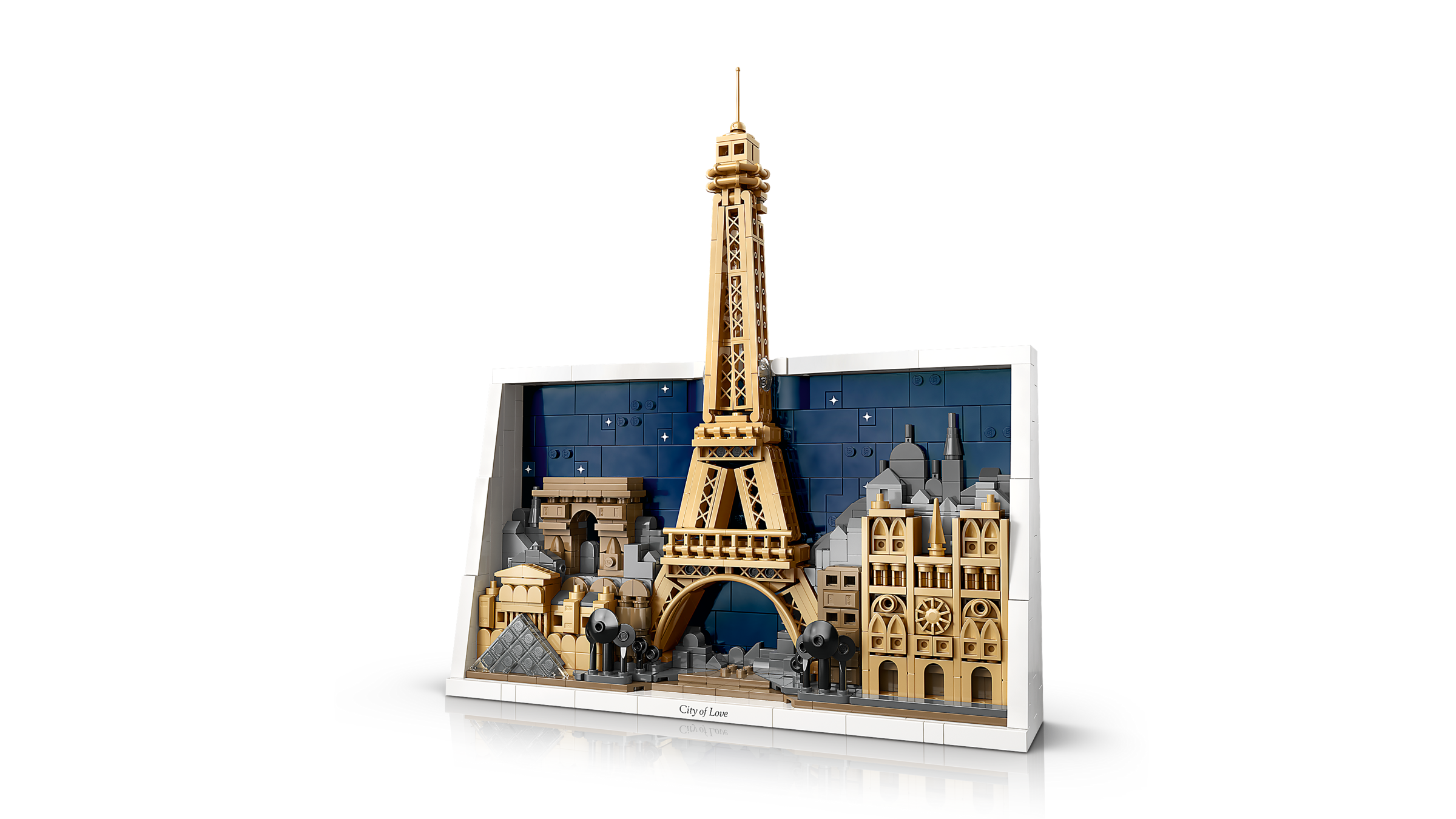 LEGO Paris, ville de l’amour 21064, vue officielle du set