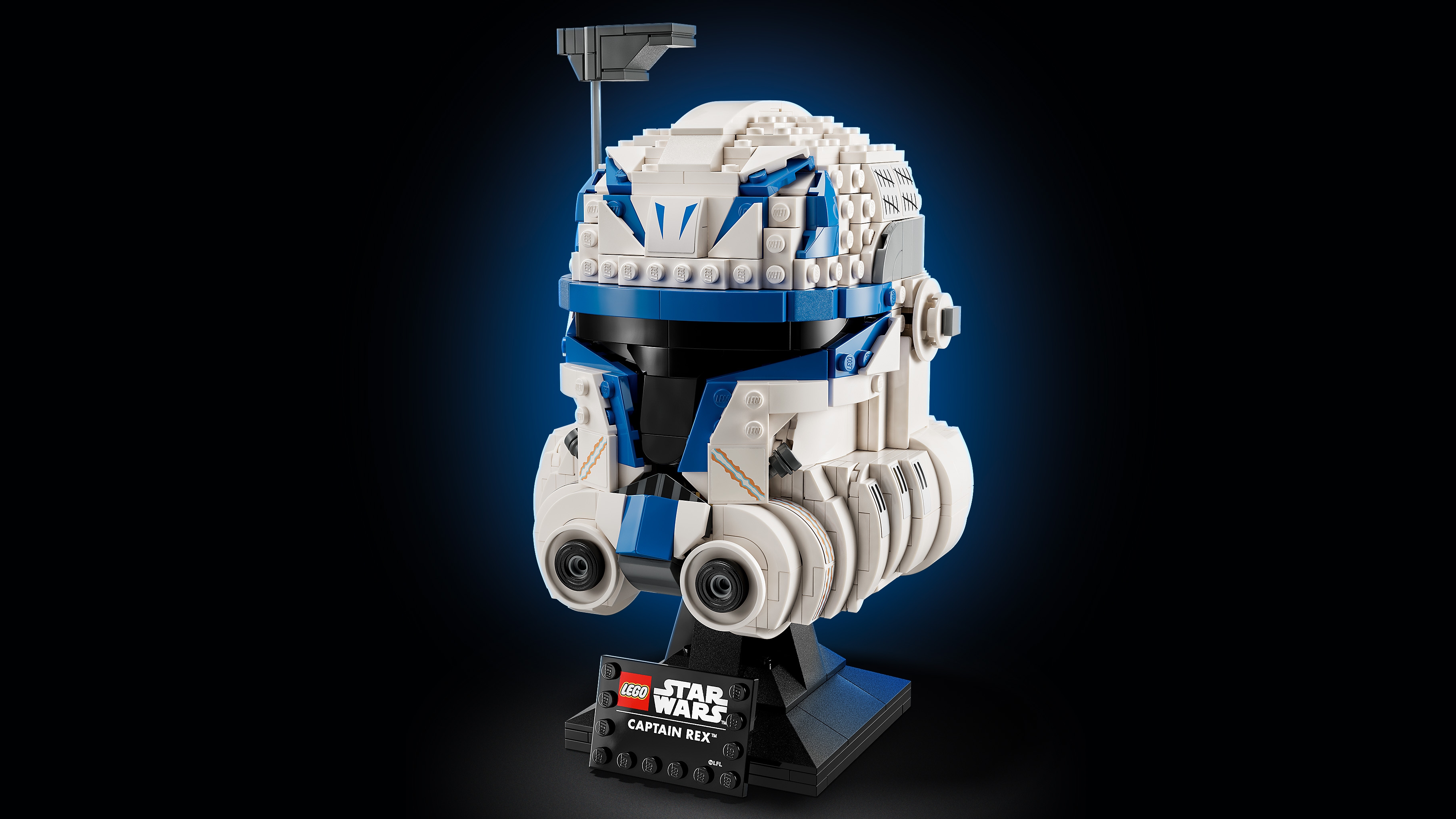 Captain Rex Helmet (Life-Sized)  Build it Yourself with LEGO