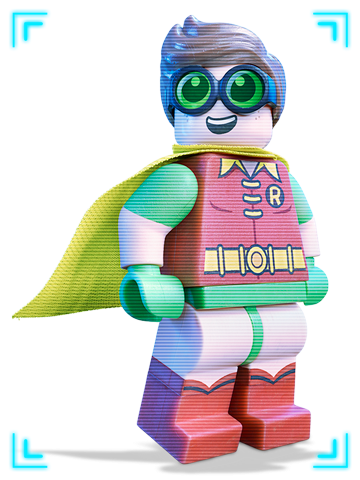 Robin (The LEGO Batman Movie, smile/scared)