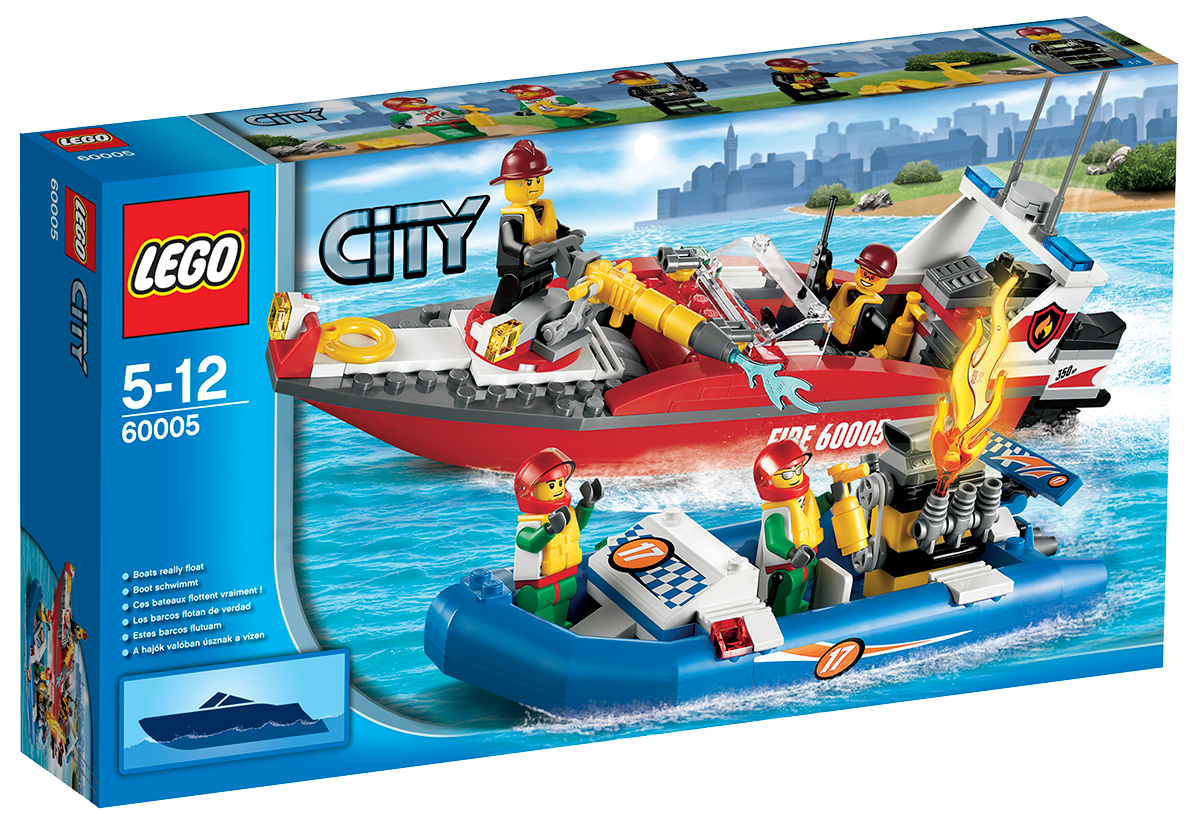 areal bang Aflede Brandvæsnets båd 60005 - LEGO® City sæt - LEGO.com for børn