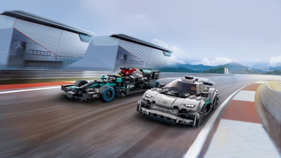 occidental Humano Ashley Furman Mercedes-AMG F1 W12 E Performance y Mercedes-AMG Project One 76909 - Sets  LEGO® Speed Champions - LEGO.com para niños