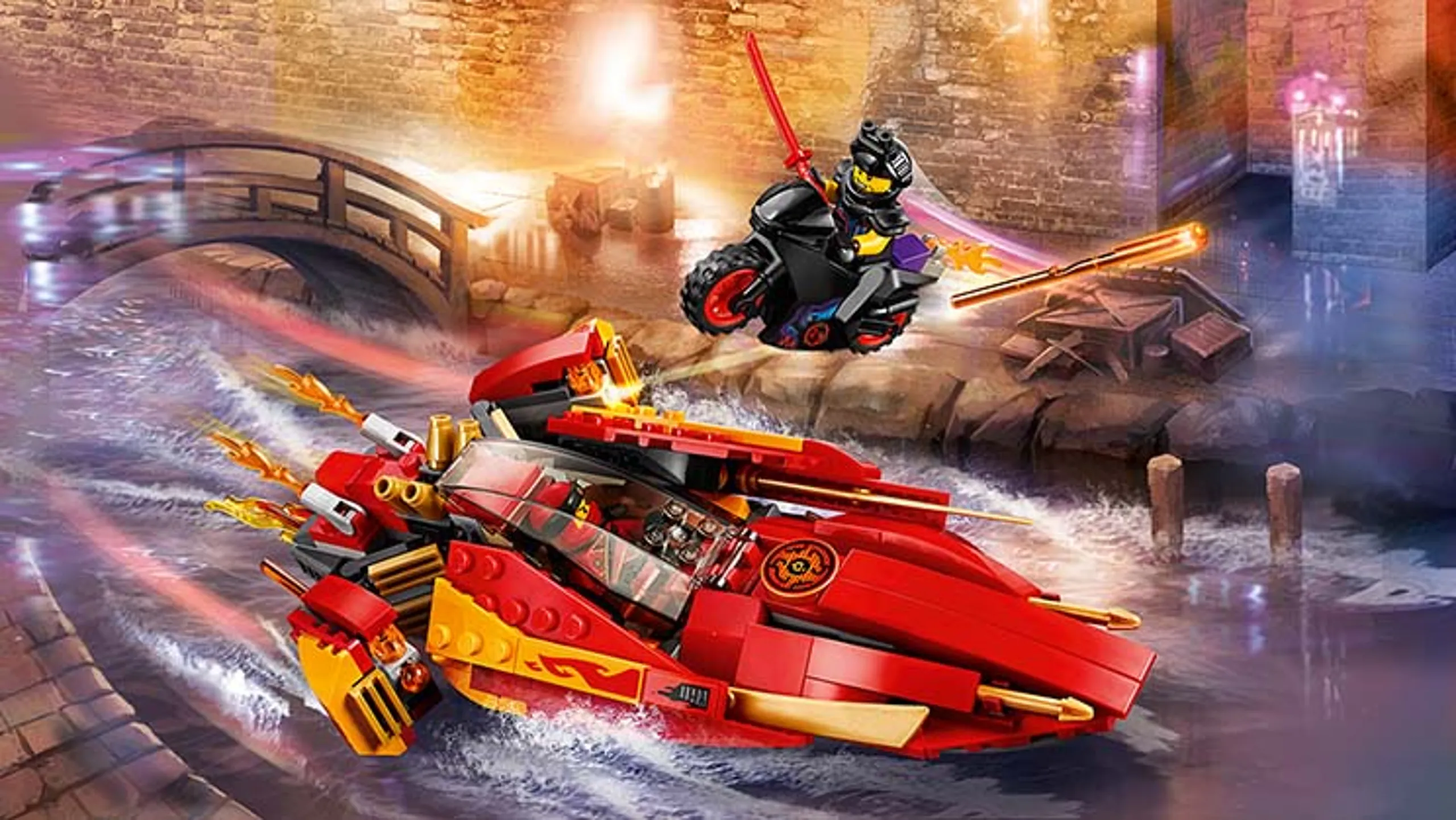 LEGO NINJAGO Katana V11 - 70638 - Kai’s awesome Katana V11 boat!