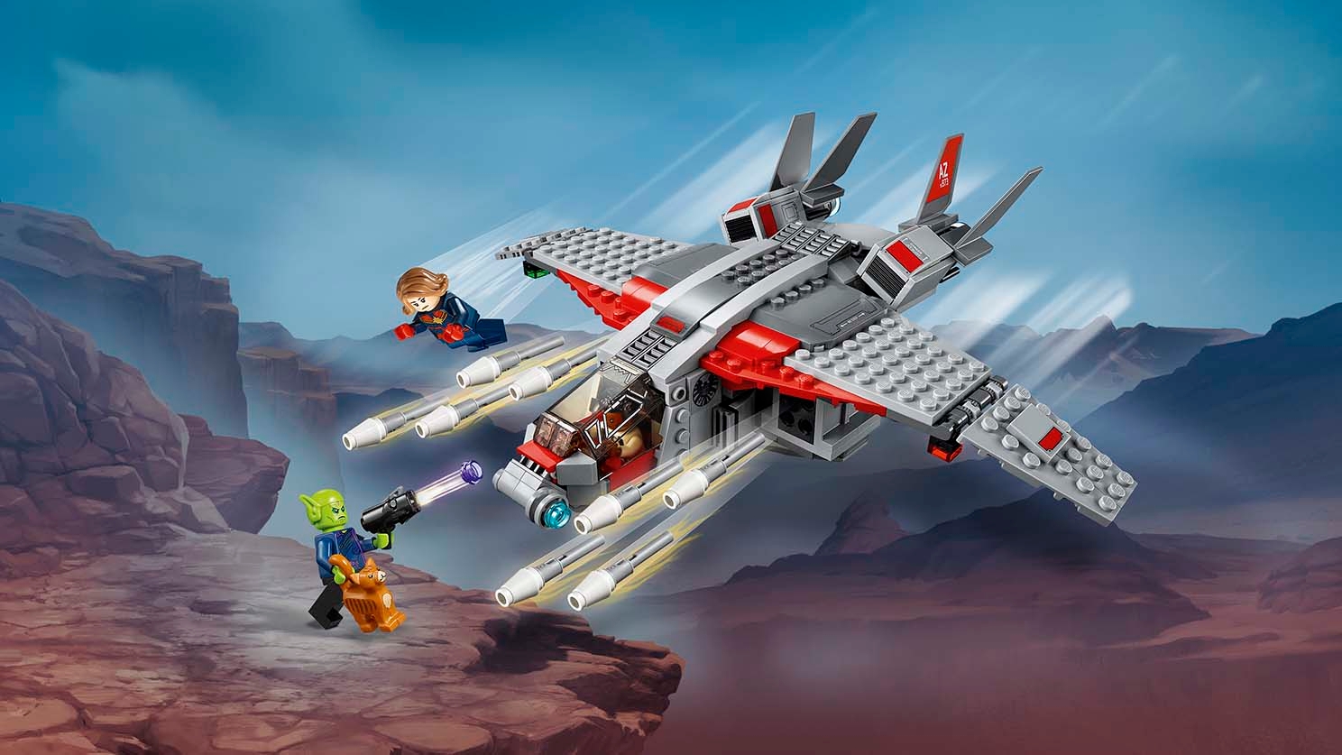 キャプテン・マーベルとスクラルの襲撃 - ビデオ - LEGO.comキッズ