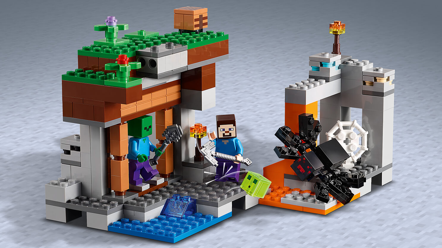 LEGO® Minecraft® 21166 Die verlassene Mine 
