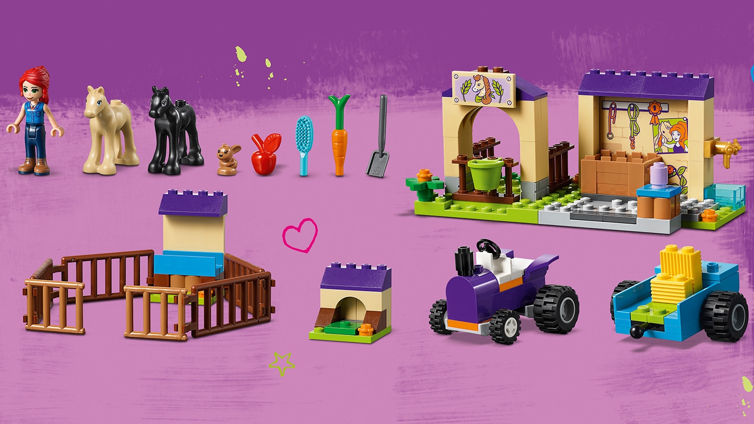 Mia's Foal Stable LEGO® Friends - LEGO.com for kids