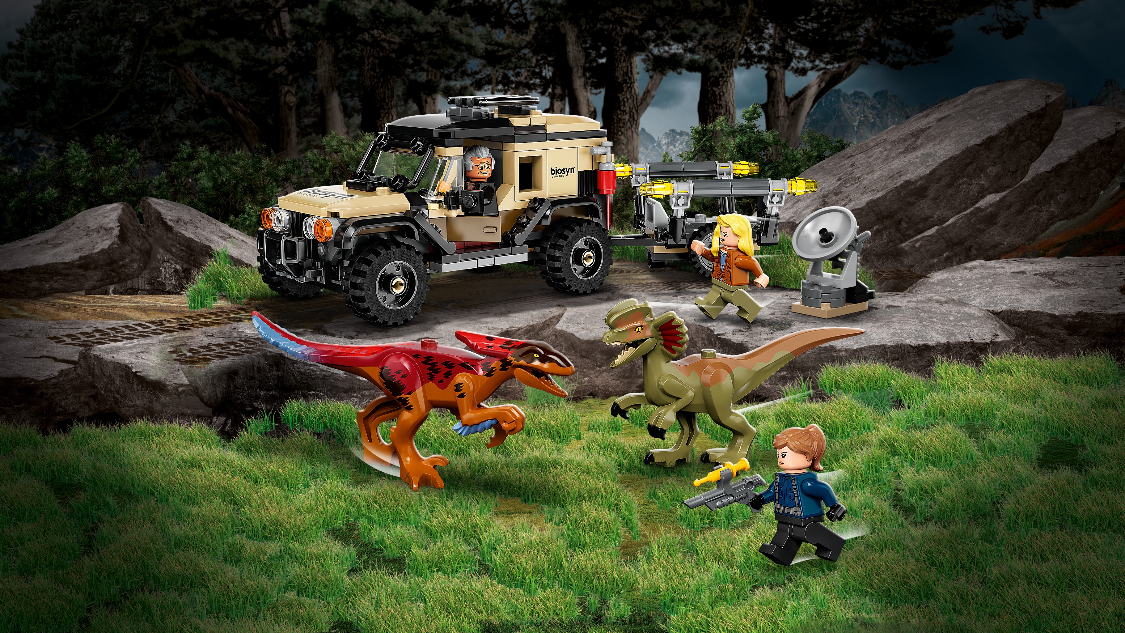 Pyroraptor & Dilophosaurus Transport 76951 - LEGO® Jurassic World 