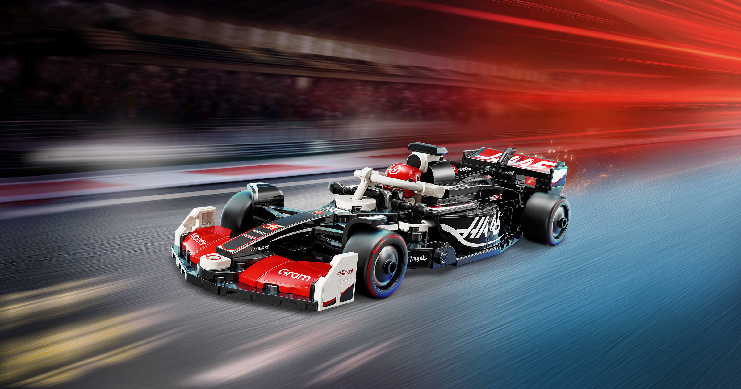 MoneyGram Haas F1® Team VF-24 Race Car - Videos - LEGO.com for kids