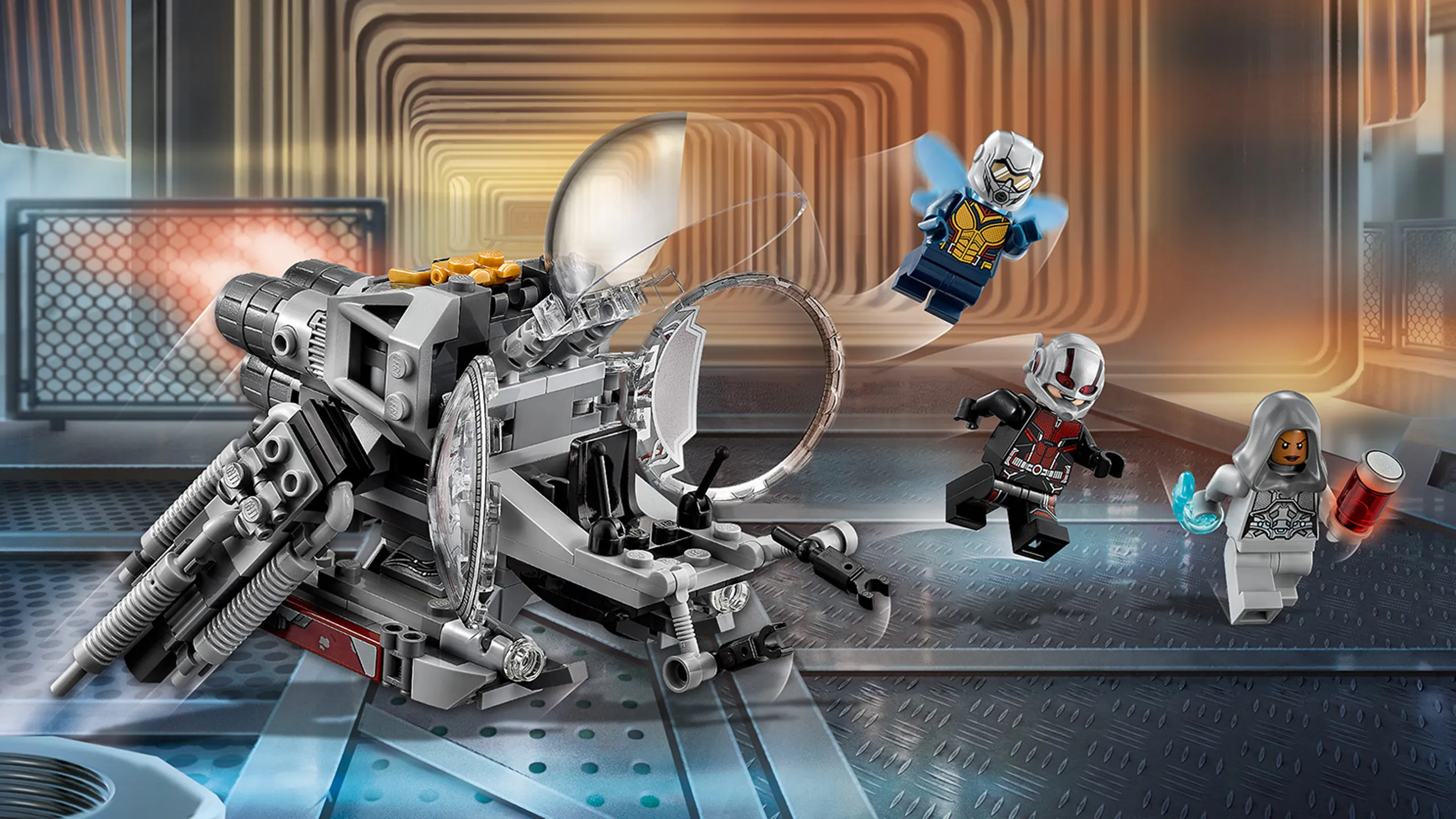 LEGO Super Heroes - 76109 Quantum Realm Explorers - Pilot the Quantum Vehicle with Ant-Man and team up with The Wasp to take on Ghost!